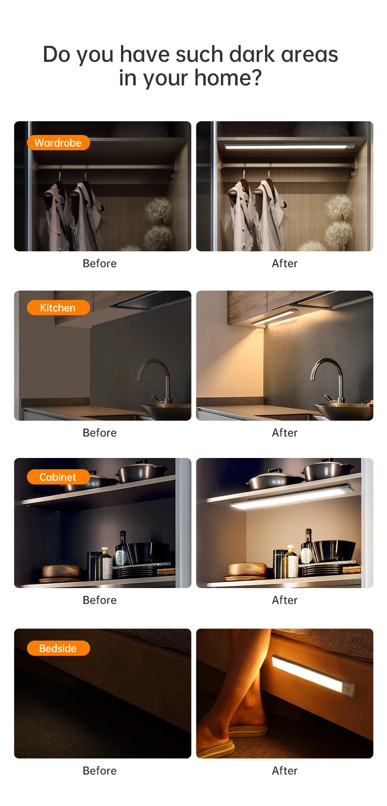 LumiSense™ Motion Sensor Cabinet Light