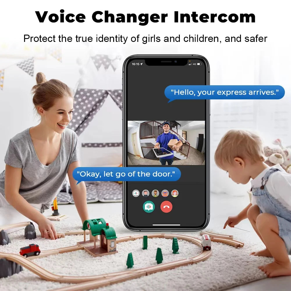 SecureView™ Smart WiFi Video Doorbell