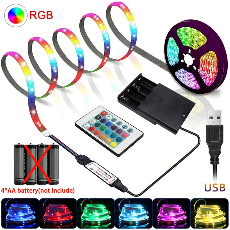 GlowStrip™ RGB LED Light Strip with Remote