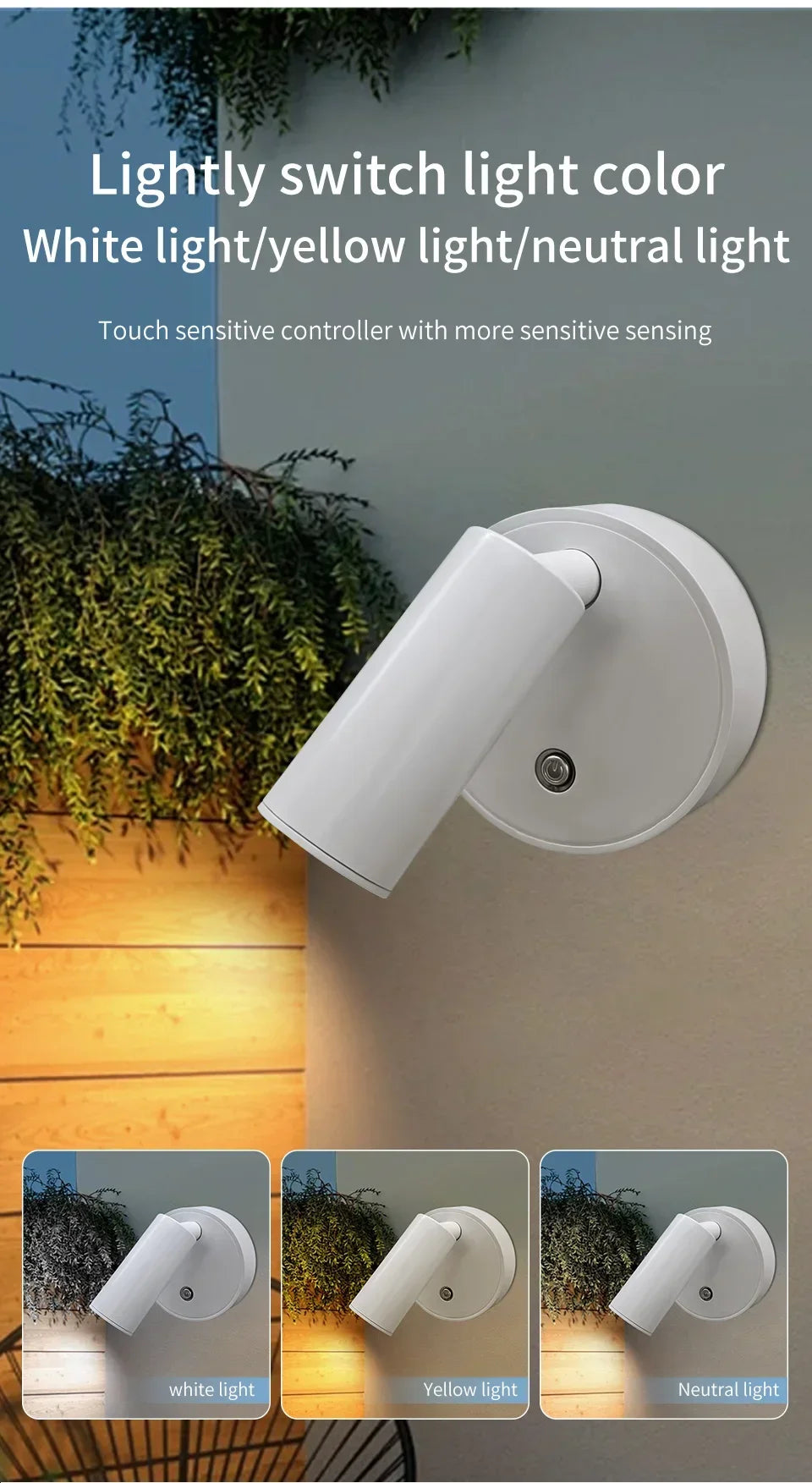 LumiSpot™ Rechargeable Magnetic Wall Light
