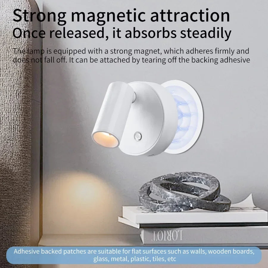 LumiSpot™ Rechargeable Magnetic Wall Light