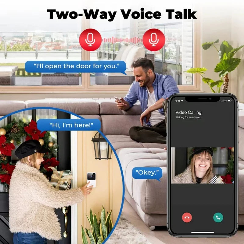 SecureView™ Smart WiFi Video Doorbell