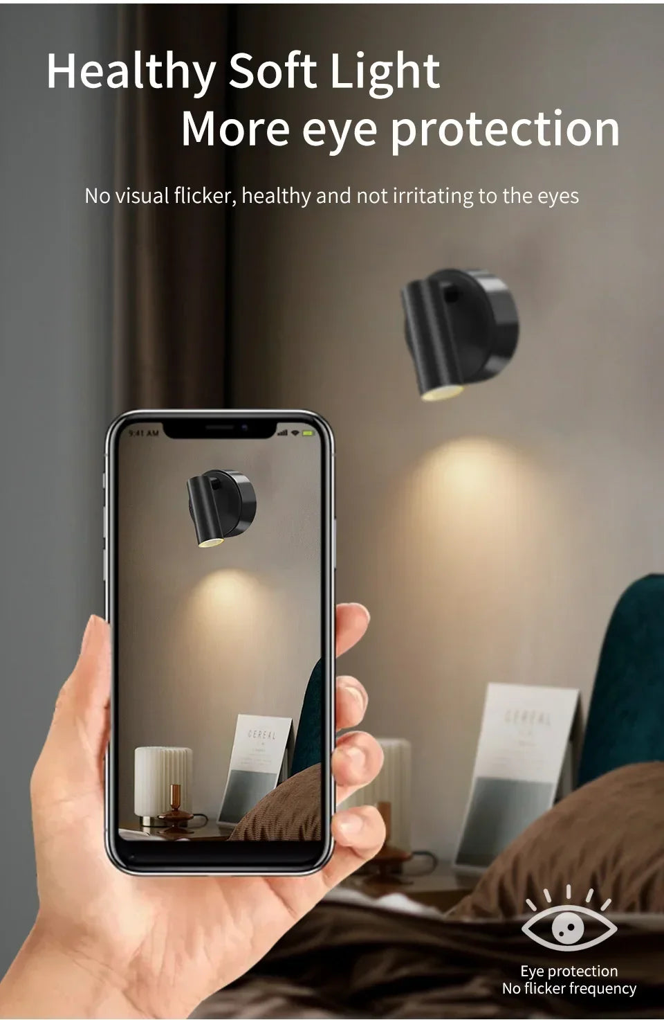 LumiSpot™ Rechargeable Magnetic Wall Light