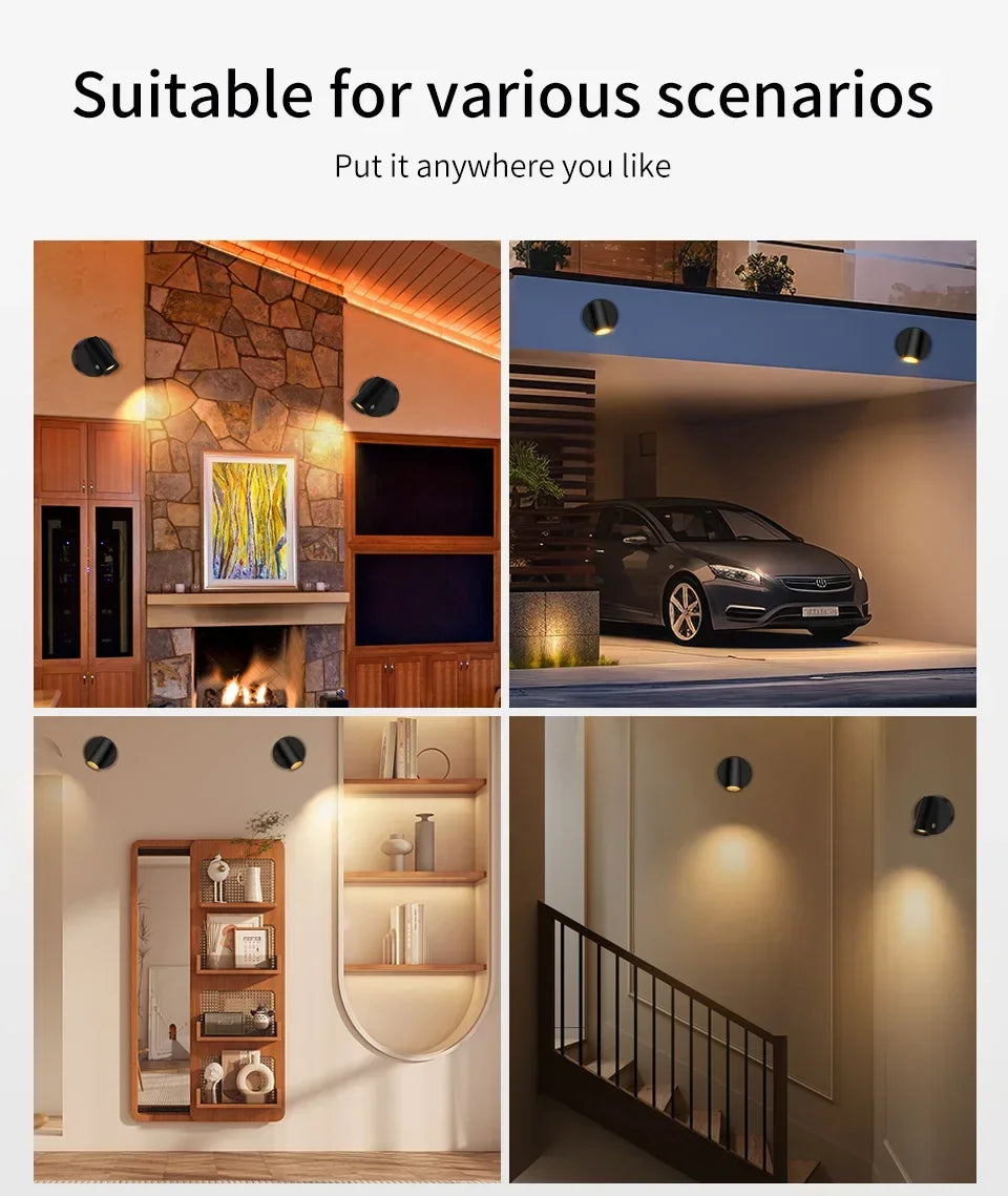 LumiSpot™ Rechargeable Magnetic Wall Light